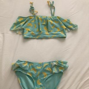 Art class banana two piece swimsuit